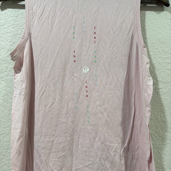 Lululemon Silk-Blend Relaxed-Fit Tank Top Flush Pink Size Medium - Picture 8 of 15